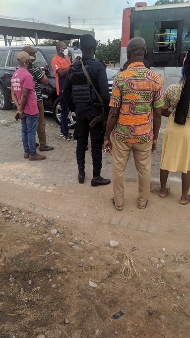 Careless Bus Driver Damages Kennedy Agyapong’s Expensive Car In Traffic (See Photos)