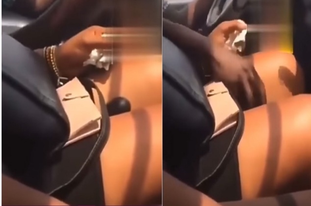 Driver Filmed Fingering Female Passenger On The Motorway–Video