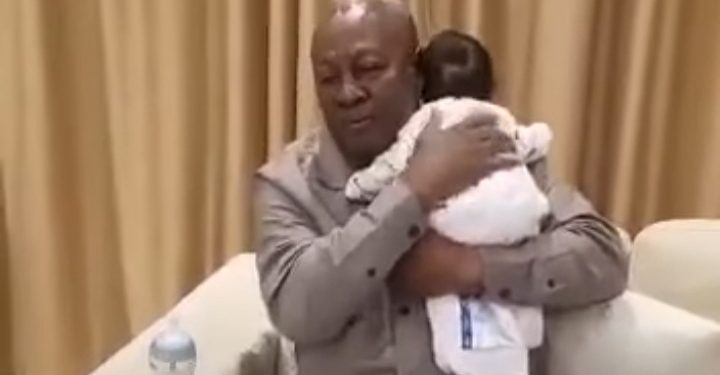 Hot Video: Mahama Welcomes A New Baby