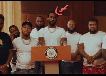 This Is Disrespectful–Ghanaians React As US Rapper Meek Mill Shoot Hot Music Video Inside The Jubilee House And Uses President Akufo-Addo’s Podium Stand–Watch