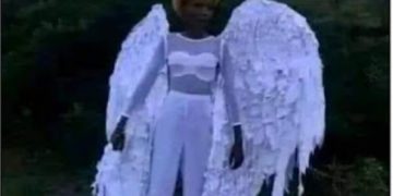 Female Angel Spotted In Kasoa,Photos Hit The Internet