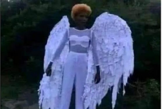 Female Angel Spotted In Kasoa,Photos Hit The Internet