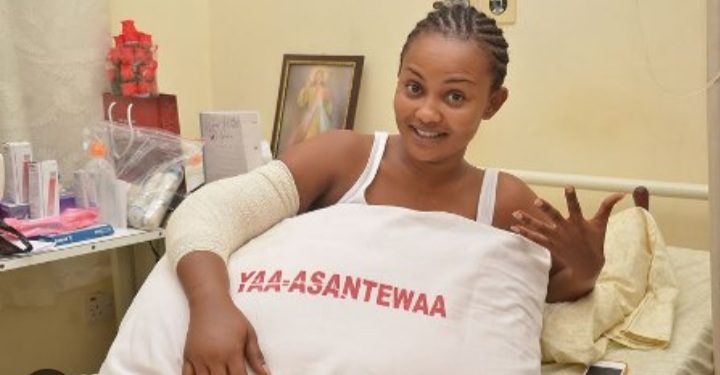 Nana Ama McBrown Involved In Car Accident, Video Will Leave You In Tears