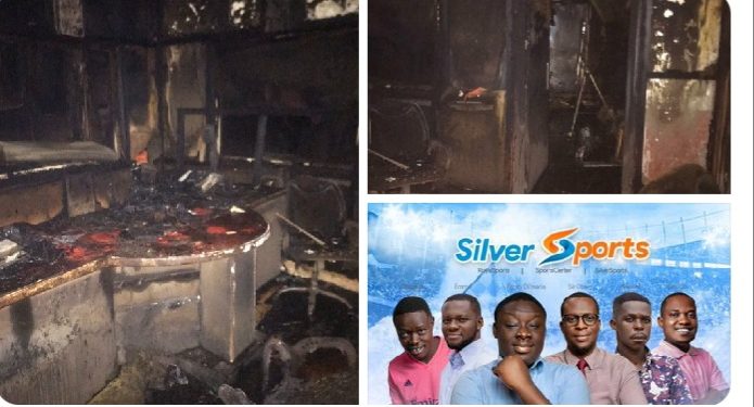 BREAKING: Top Radio Station In Kumasi Burnt, 1 Injured