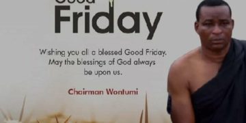 Money Is Talking–Chairman Wontumi ‘Organises’ Proper Kumasi Funeral Ceremony For Jesus Christ On Good Friday