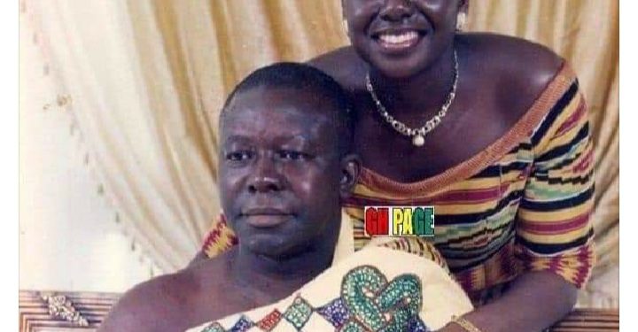 Throwback Photo Of Asantehene Otumfuo Osei Tutu II And His Young Wife Gets Social Media Talking