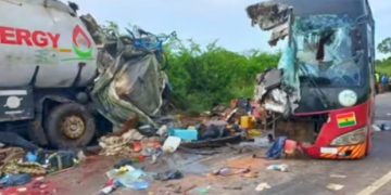 16 Dead, Others Cut Into Pieces In Terrible Accident On Accra-Cape Coast Highway