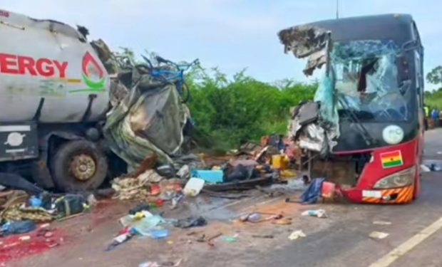 16 Dead, Others Cut Into Pieces In Terrible Accident On Accra-Cape Coast Highway