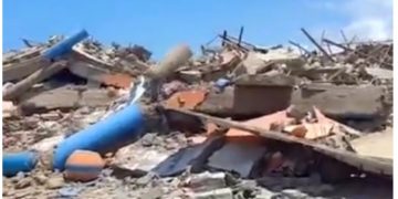 BREAKING: Church Building Collapses On Worshippers At Bortianor,Accra