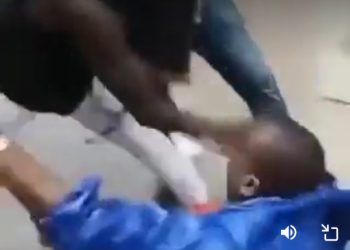 Pathetic Video:Top Senegalese Minister On Holidays In Abroad Nearly Beaten To Death In France