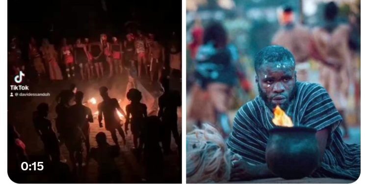 Sad Video:Student Burnt To Death While Performing Scary Rituals At Night At Kumasi University