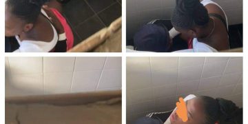 Leak Video: Guy Caught Chopping Lady On Public Toilet