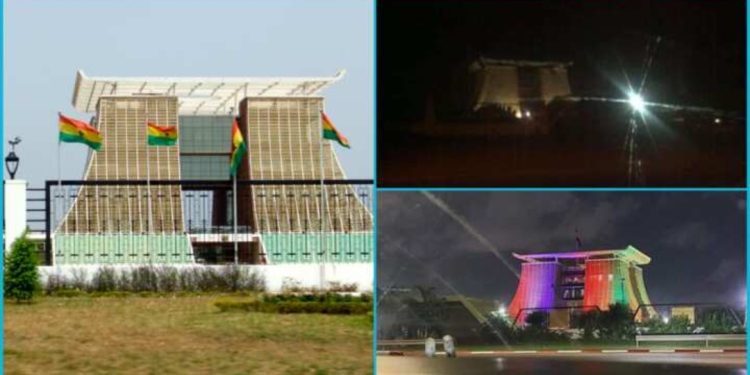 Dumsor Hit Jubilee House, Viral Photo Shows Ghana’s Presidential Palace In Total Darkness