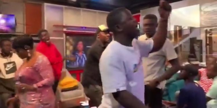 Shameful Video: NPP Youth Invade UTV Studios, Stop Live Show, United Showbiz