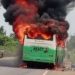 Sad News: School Bus Carrying SHS Students Catches Fire In Akatsi–Video