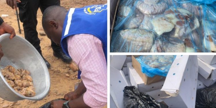 Bad News For ‘Chofi’ Lovers: FDA Seizes Boxes Of Turkey Tail In Suhum, Nsawam, Says Product Has Been Banned Since 1999