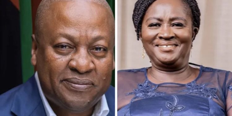 BREAKING: Mahama Picks Naana Jane As Running Mate For Election 2024