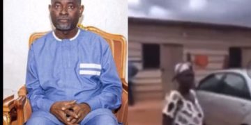 Leaked Video: An Old Woman Cursing The Late John Kumah For Allegedly Stealing Her Land