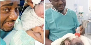 Double Celebration As Nollywood Actor Emeka Ike Welcomes Baby Girl On His Birthday