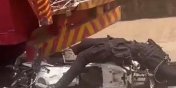 Tears Flow As Police Officer Dies While Chasing Motorcycle Rider For Breaking Traffic Law—Video