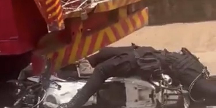 Tears Flow As Police Officer Dies While Chasing Motorcycle Rider For Breaking Traffic Law—Video