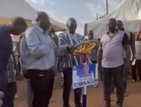 Trending Video: NPP Gifts Bawumia A Steering Wheel Fitted With Loud Horns To Prove His Readiness To Lead The Country