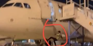 Sad Video: Airport Worker Falls From Aircraft
