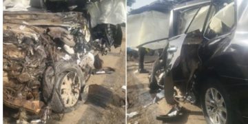 BREAKING: President Akufo-Addo Car Accident At Bunso Junction, One Dead