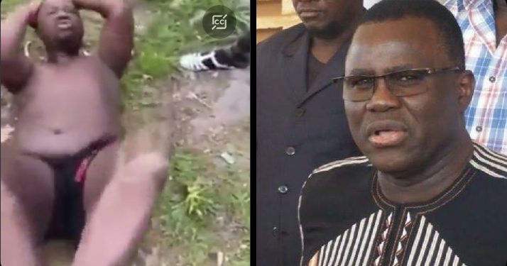Sad Video: Burkina Faso Transport Minister Caned In Public Over €1.7 Million Stolen Cash