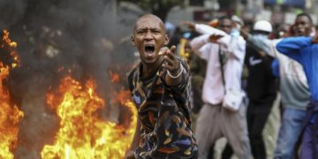 BREAKING: Angry Protesters Break Into Kenya Parliament, Fire Gunshots And Set Part Of Parliament On Fire After MPs Passed 16% Tax On Bread And Introduced Other New Taxes