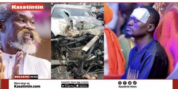 Kwadwo Nkansah Lilwin Who Has Been Hospitalized For Months Following Car Accident Receives Instant Healing From His Pastor, Adom Kyei Dua. Actor Takes Off Neck Brace—See Video
