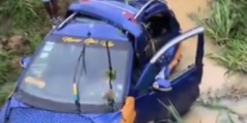 Taxi Driver Learns A Bitter Lesson After His Girlfriend Crashed His Car Into A Bridge While Teaching Her How To Drive On A Highway—Worst Thing, Car Not His—See Video