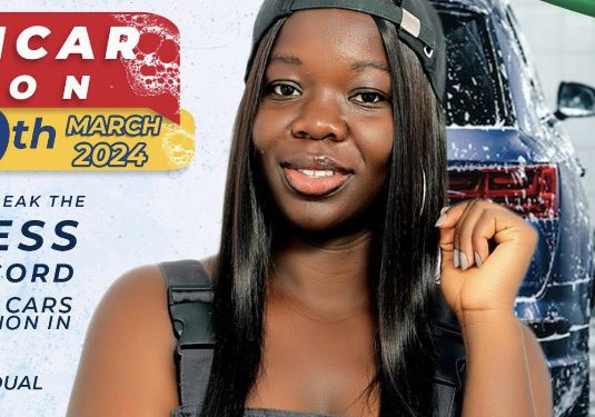 Guinness World Record: Felicity Asantewaa From Ghana Set A New World Record By Washing 60 Cars In 8 Hours