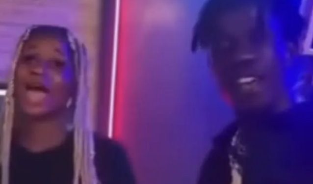 Angie Stylish, Lady In Alleged Leak Sextape Caught In A New Video With King Paluta Doing Their Own Thing