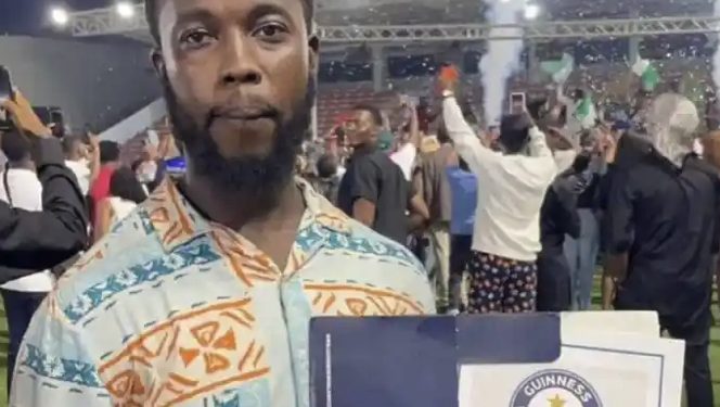 Nigerian Man Twerks For 3 Hours To Set New Guinness World Record