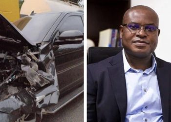 BREAK: Top Ghanaian Politician Involved In Serious Car Accident, Trapped In His Damaged Vehicle For Hours