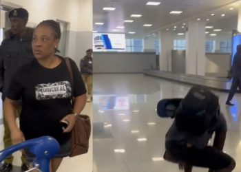 Woman Destroys Husband’s International Passport As They Arrive Back Home In Nigeria