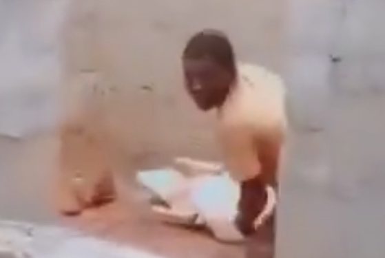 School Boy Caught Red-Handed Having S£x With A Sheep In An Uncompleted Building—Video