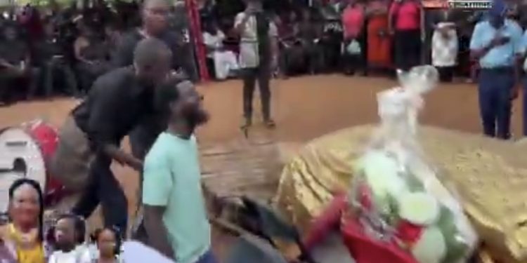 Sad Video: Man Buries His Wife And Two Daughters Same Day—Watch