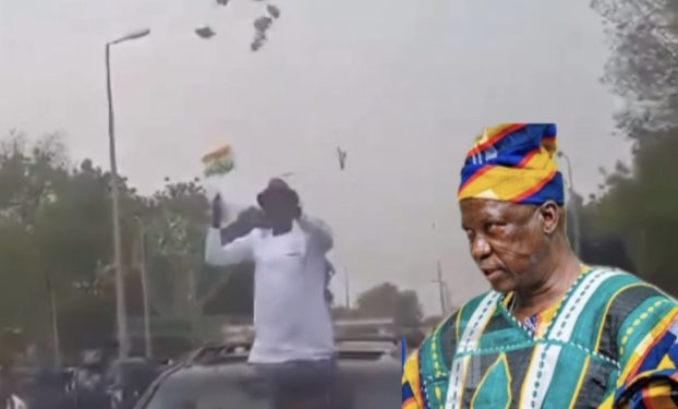 ‘Sack Him’, Netizens Persuade President Mahama After Newly Appointed Upper East Regional Minister, Donatus Akamugri Atanga Was Seen Spraying Cash On His Supporters After Vetting—Video