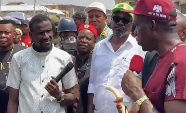 Nigerian Pastor Arrested For Preaching In The Middle Of A Noisy Market—Video
