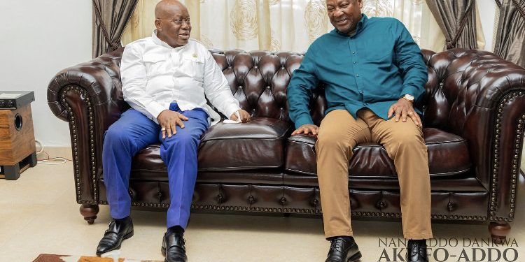 Kwahu oo Kwahu: When Akufo-Addo Met President Mahama At Kwahu Easter