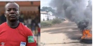 Sad News: DR Congo Referee Ngalamukume Burnt Alive By Irate Fans