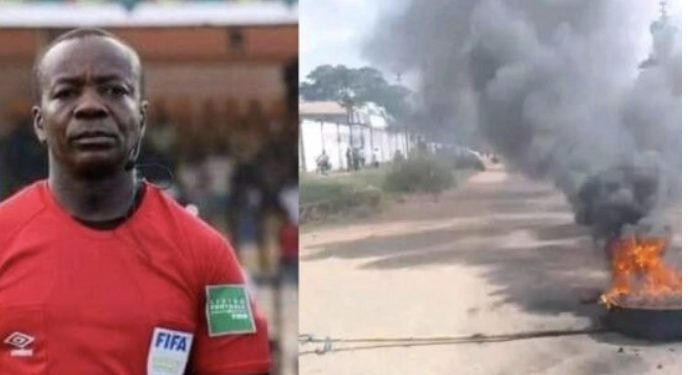 Sad News: DR Congo Referee Ngalamukume Burnt Alive By Irate Fans