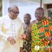 Hot Video: Asantehene Otumfuo Osei Tutu II Visits President John Mahama