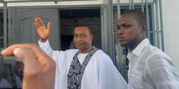 Photo: Chairman Wontumi (hands raised) Credit: Social media